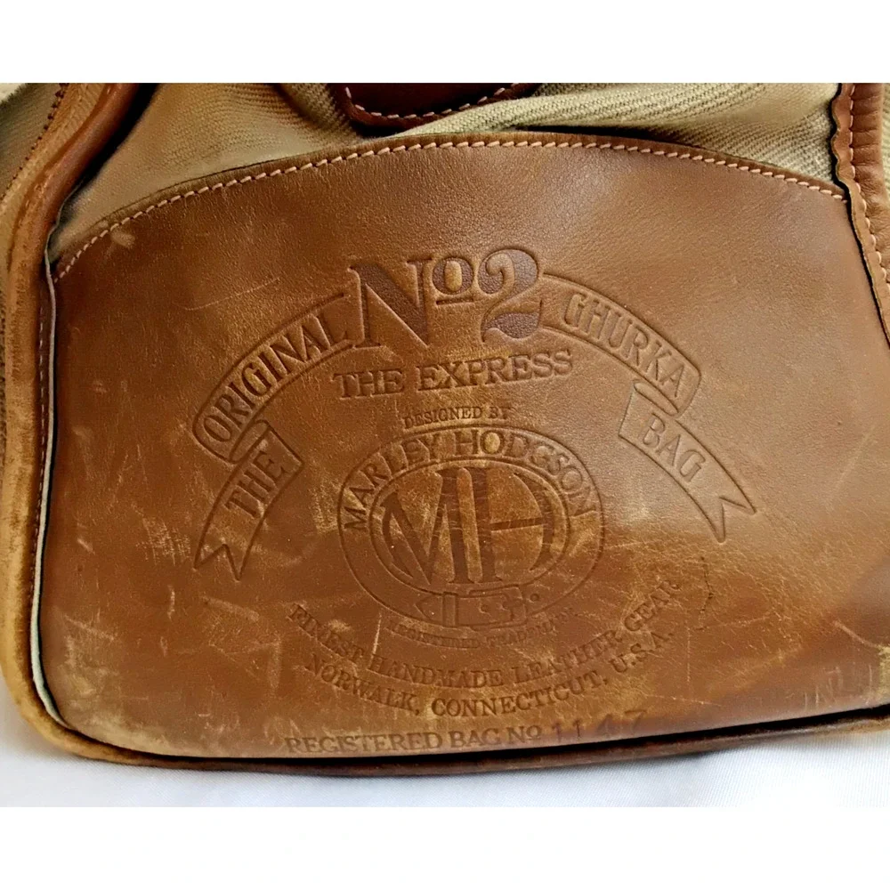 Ghurka No. 2 Express I 147 Marley Hodgson Travel Duffle Bag VTG 1986 USA #J5784